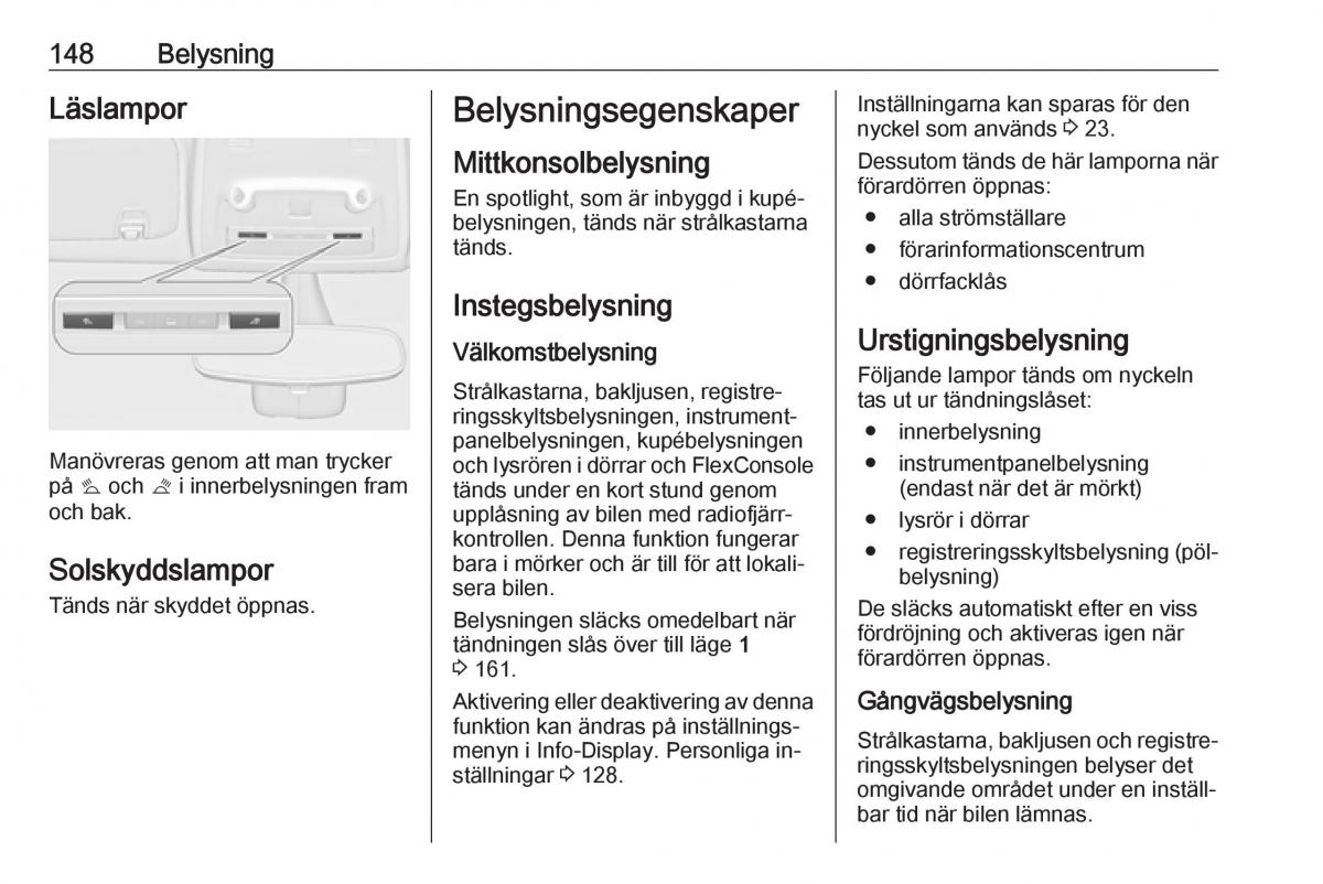 Opel Zafira C Tourer instruktionsbok / page 150