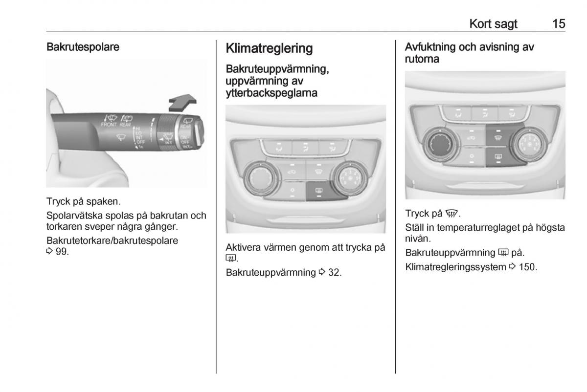 Opel Zafira C Tourer instruktionsbok / page 17