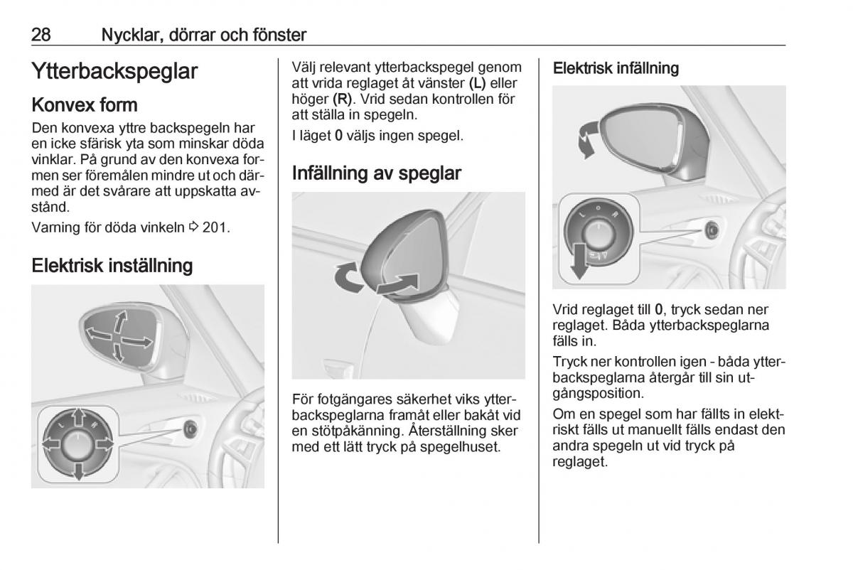 Opel Zafira C Tourer instruktionsbok / page 30