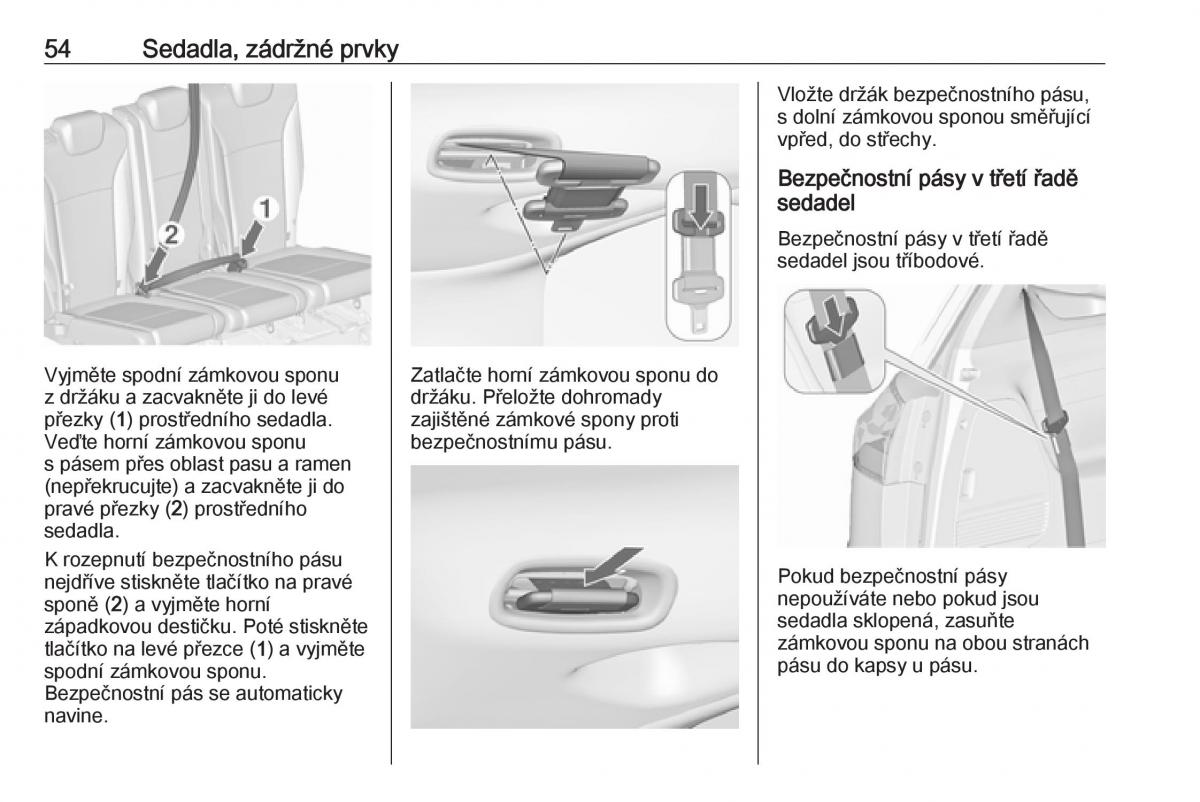 Opel Zafira C FL navod k obsludze / page 56