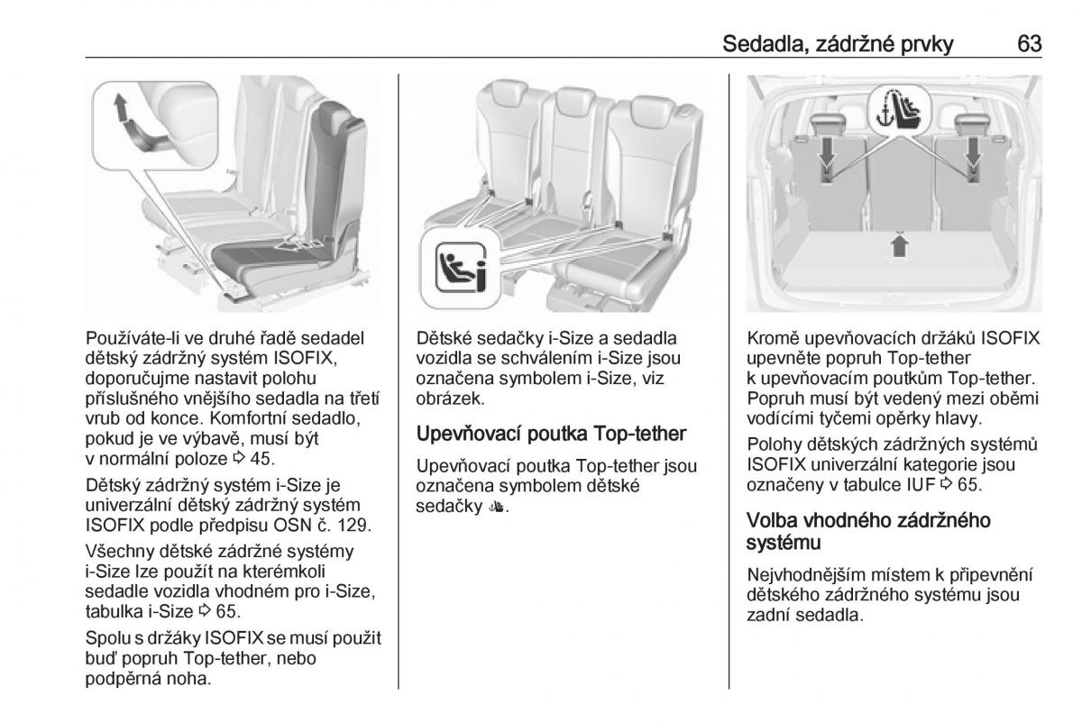 Opel Zafira C FL navod k obsludze / page 65