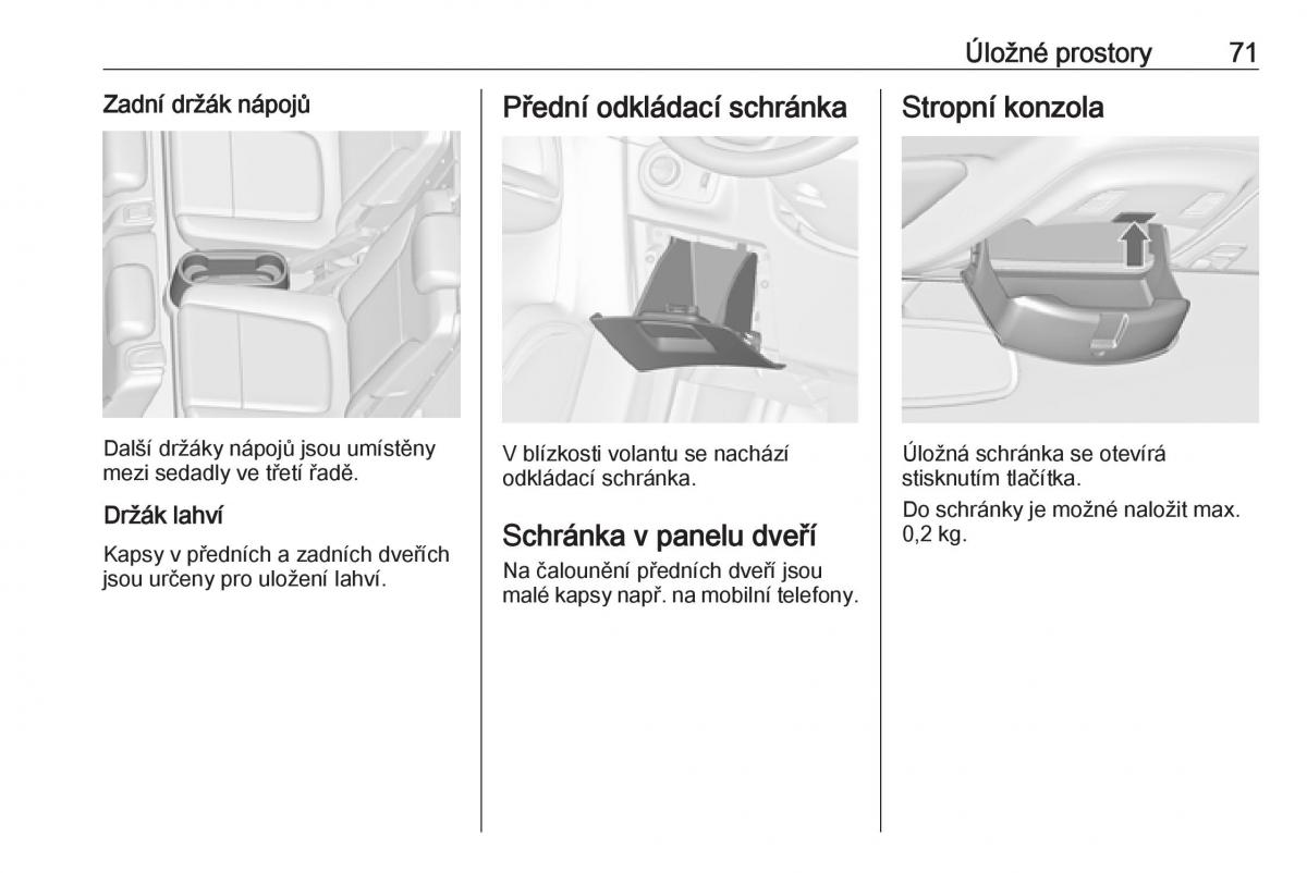 Opel Zafira C FL navod k obsludze / page 73