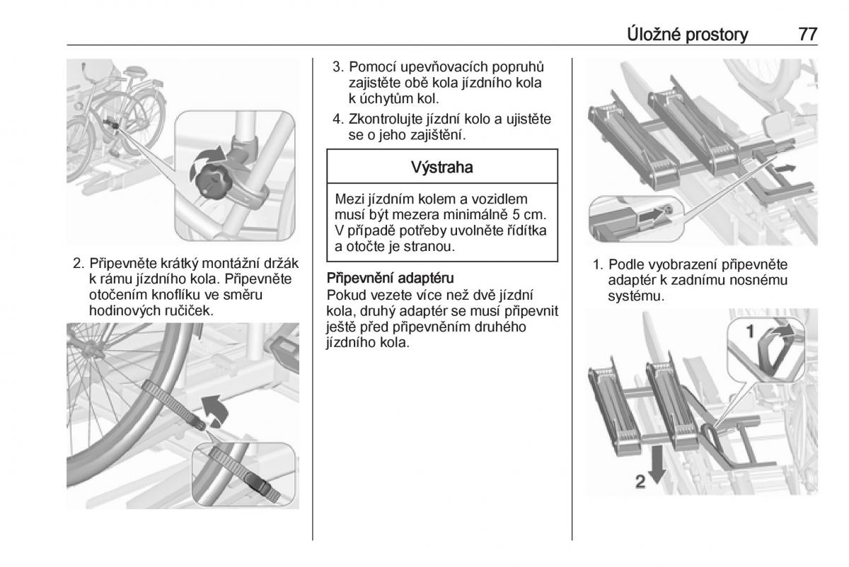 Opel Zafira C FL navod k obsludze / page 79