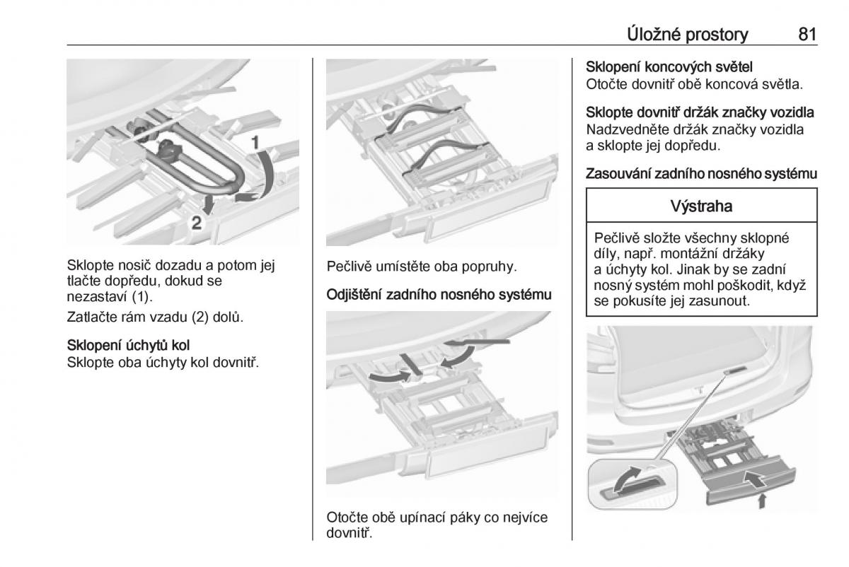 Opel Zafira C FL navod k obsludze / page 83