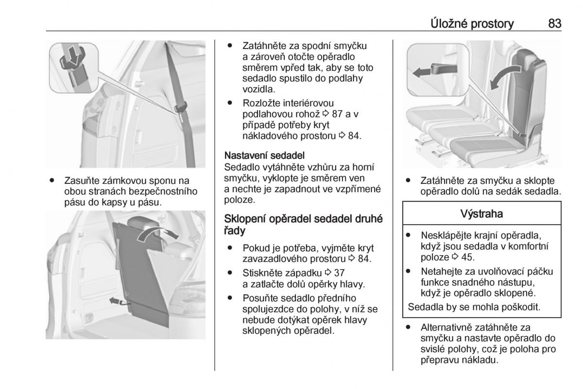 Opel Zafira C FL navod k obsludze / page 85