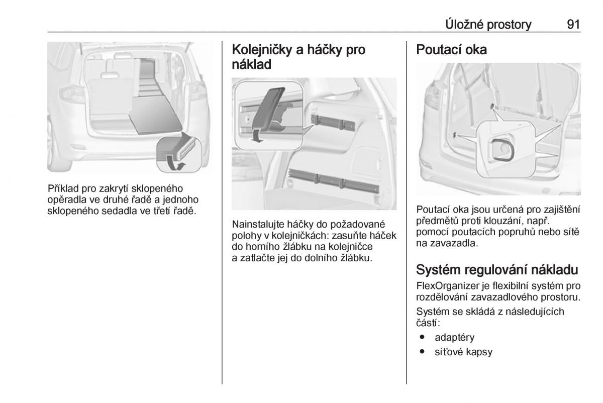 Opel Zafira C FL navod k obsludze / page 93