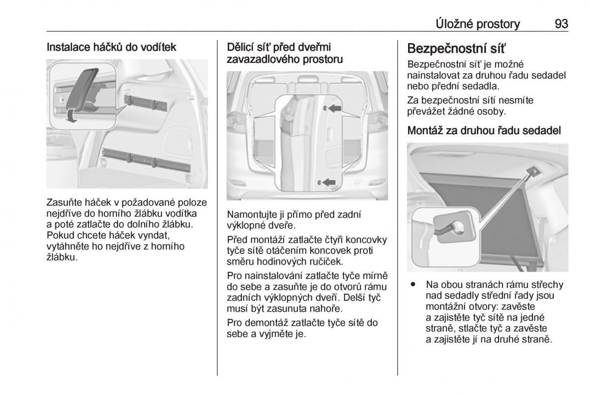 Opel Zafira C FL navod k obsludze / page 95