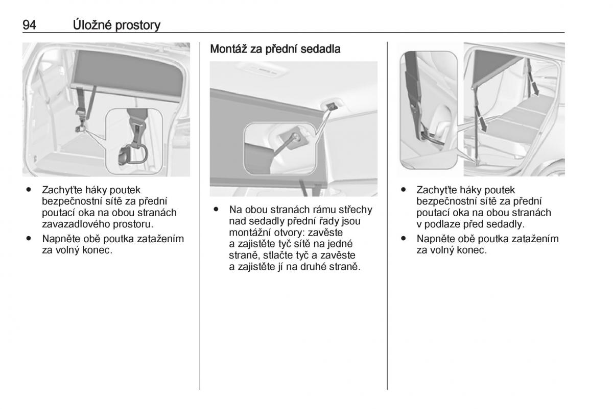 Opel Zafira C FL navod k obsludze / page 96