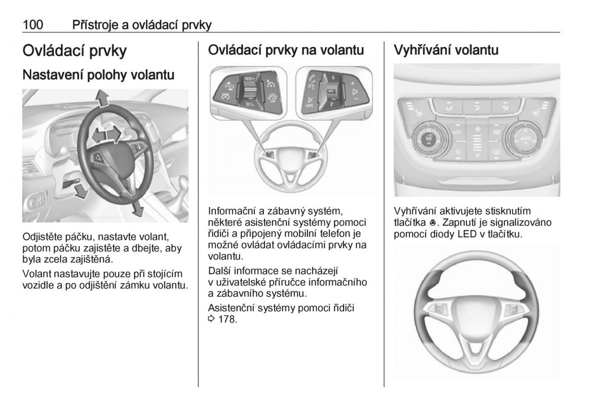 Opel Zafira C FL navod k obsludze / page 102