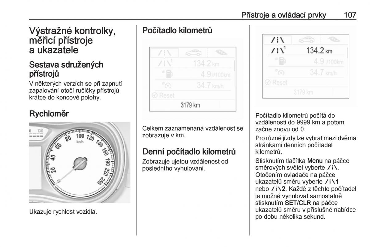 Opel Zafira C FL navod k obsludze / page 109