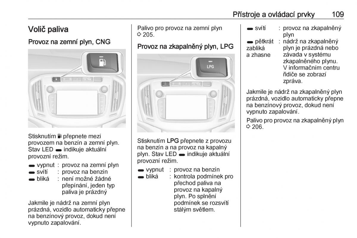 Opel Zafira C FL navod k obsludze / page 111