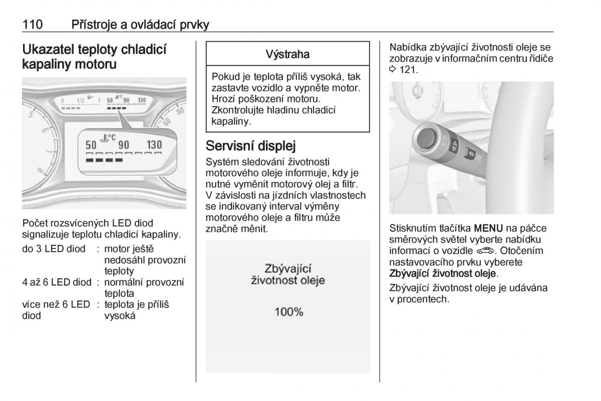 Opel Zafira C FL navod k obsludze / page 112