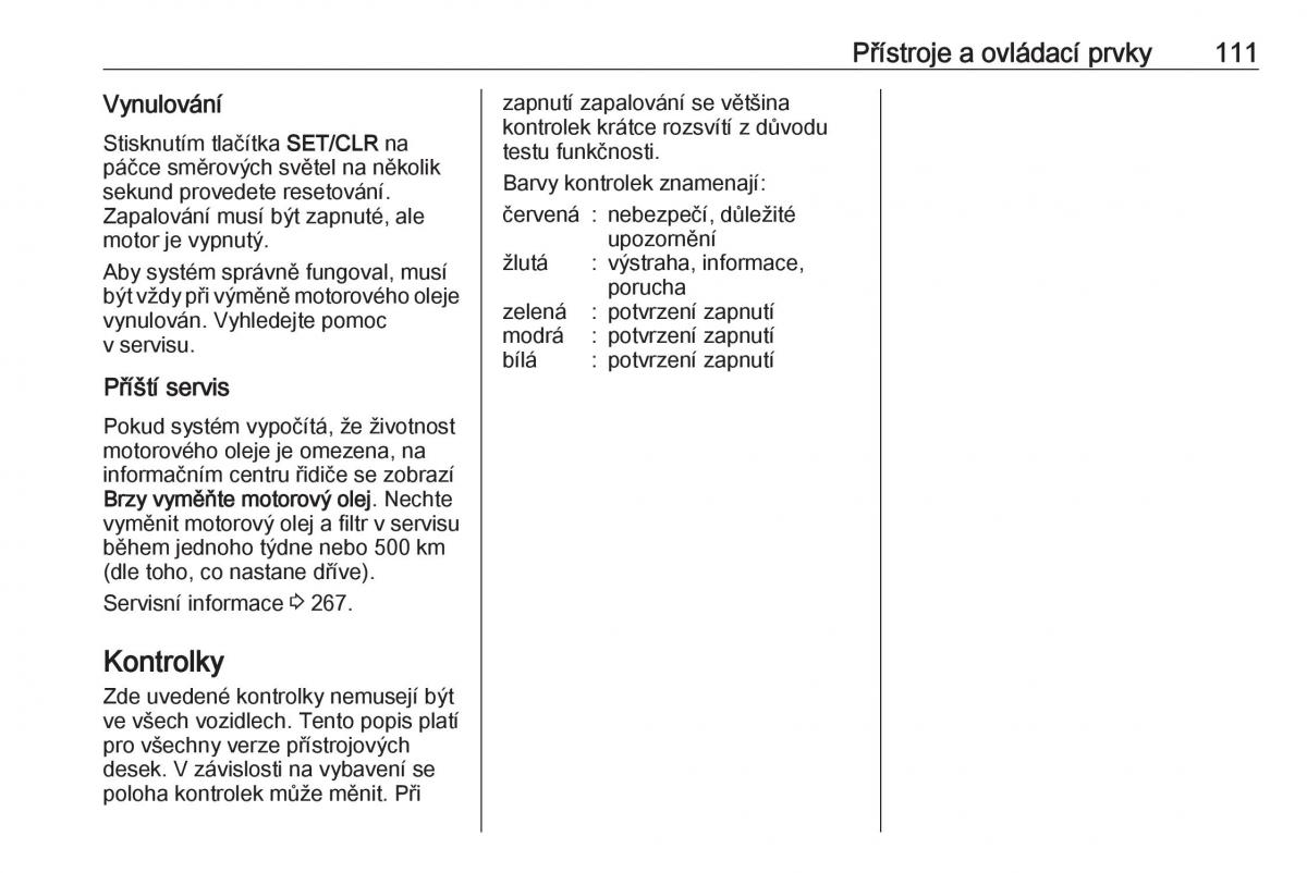 Opel Zafira C FL navod k obsludze / page 113