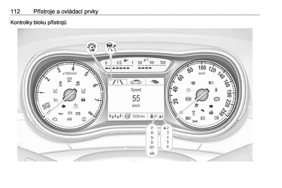 Opel Zafira C FL navod k obsludze / page 114