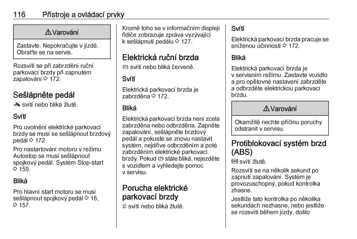 Opel Zafira C FL navod k obsludze / page 118