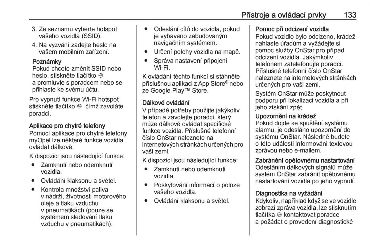 Opel Zafira C FL navod k obsludze / page 135