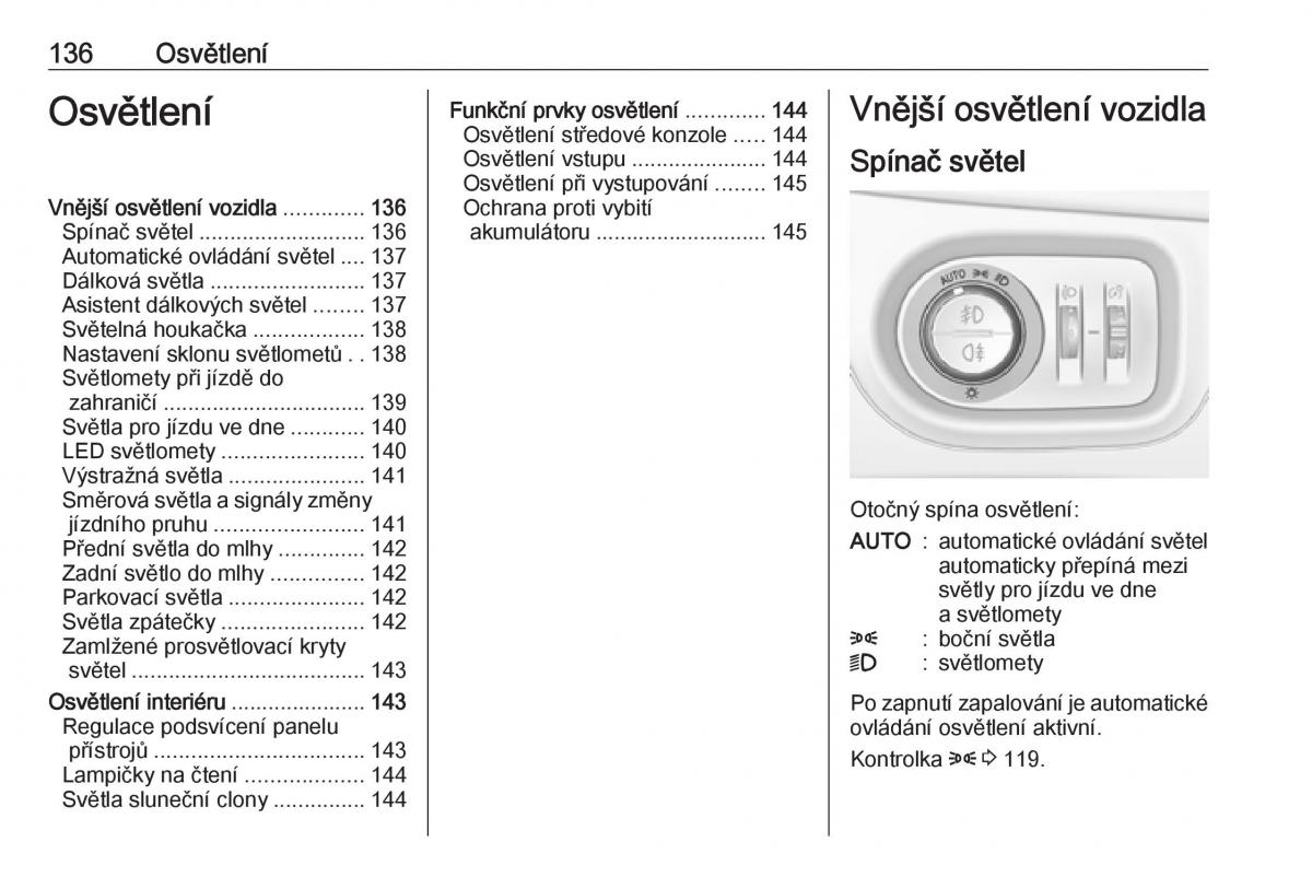 Opel Zafira C FL navod k obsludze / page 138