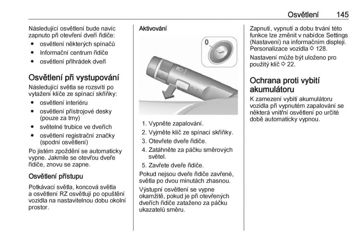 Opel Zafira C FL navod k obsludze / page 147