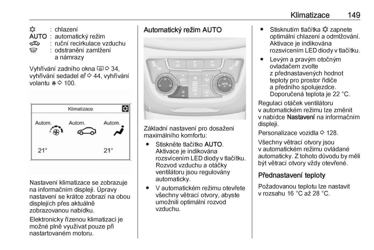 Opel Zafira C FL navod k obsludze / page 151