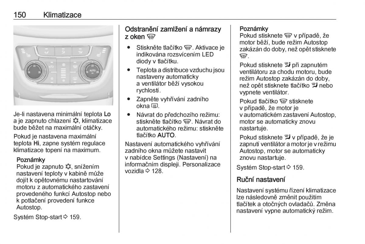 Opel Zafira C FL navod k obsludze / page 152