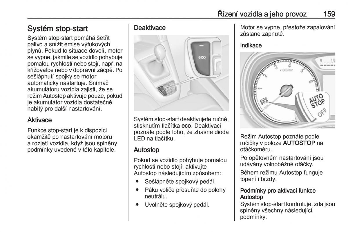 Opel Zafira C FL navod k obsludze / page 161