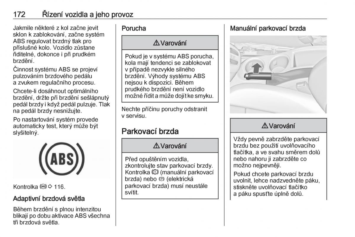 Opel Zafira C FL navod k obsludze / page 174