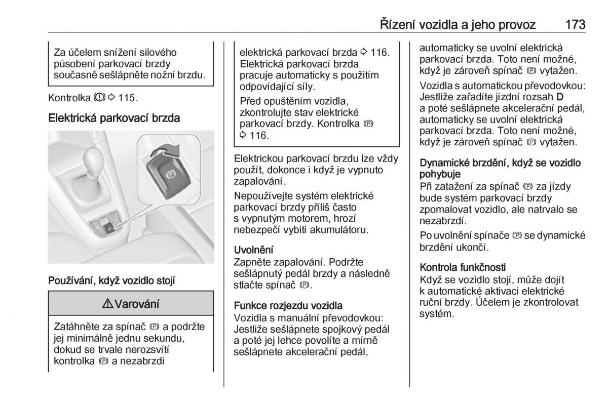 Opel Zafira C FL navod k obsludze / page 175