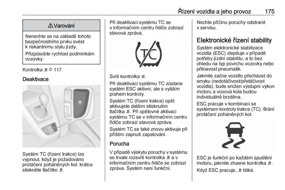 Opel Zafira C FL navod k obsludze / page 177