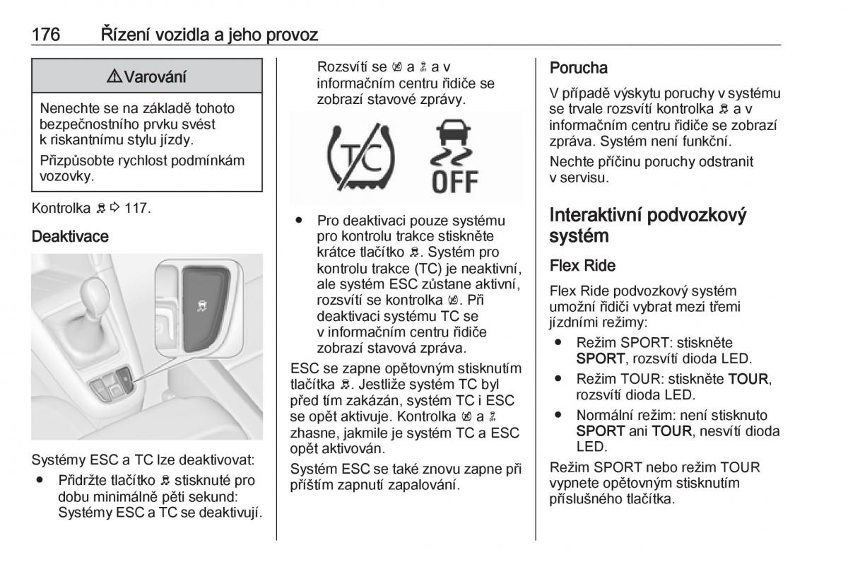 Opel Zafira C FL navod k obsludze / page 178