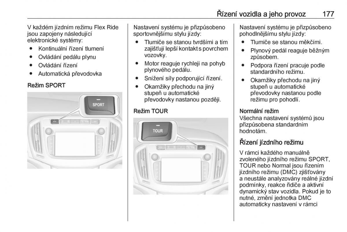 Opel Zafira C FL navod k obsludze / page 179