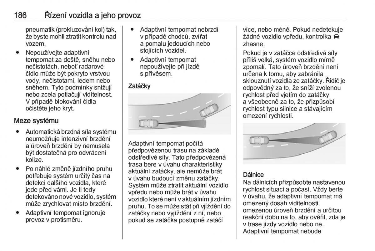 Opel Zafira C FL navod k obsludze / page 188