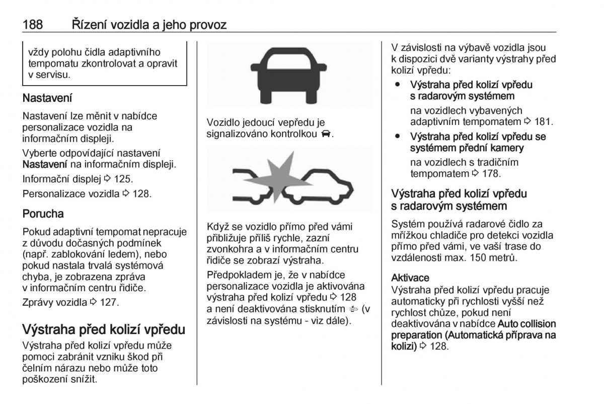 Opel Zafira C FL navod k obsludze / page 190