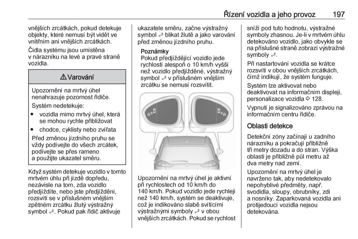 Opel Zafira C FL navod k obsludze / page 199