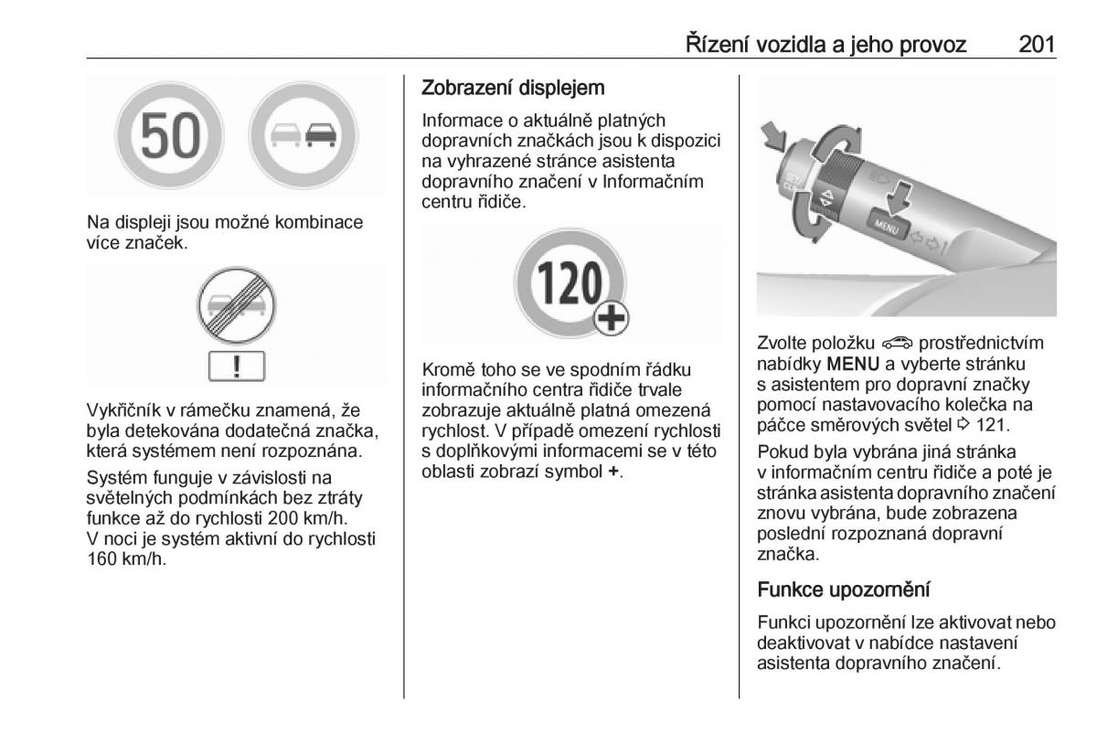 Opel Zafira C FL navod k obsludze / page 203