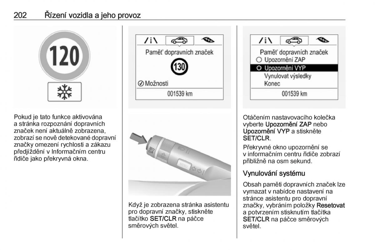 Opel Zafira C FL navod k obsludze / page 204