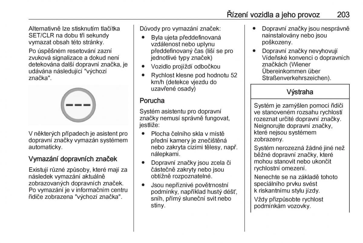 Opel Zafira C FL navod k obsludze / page 205