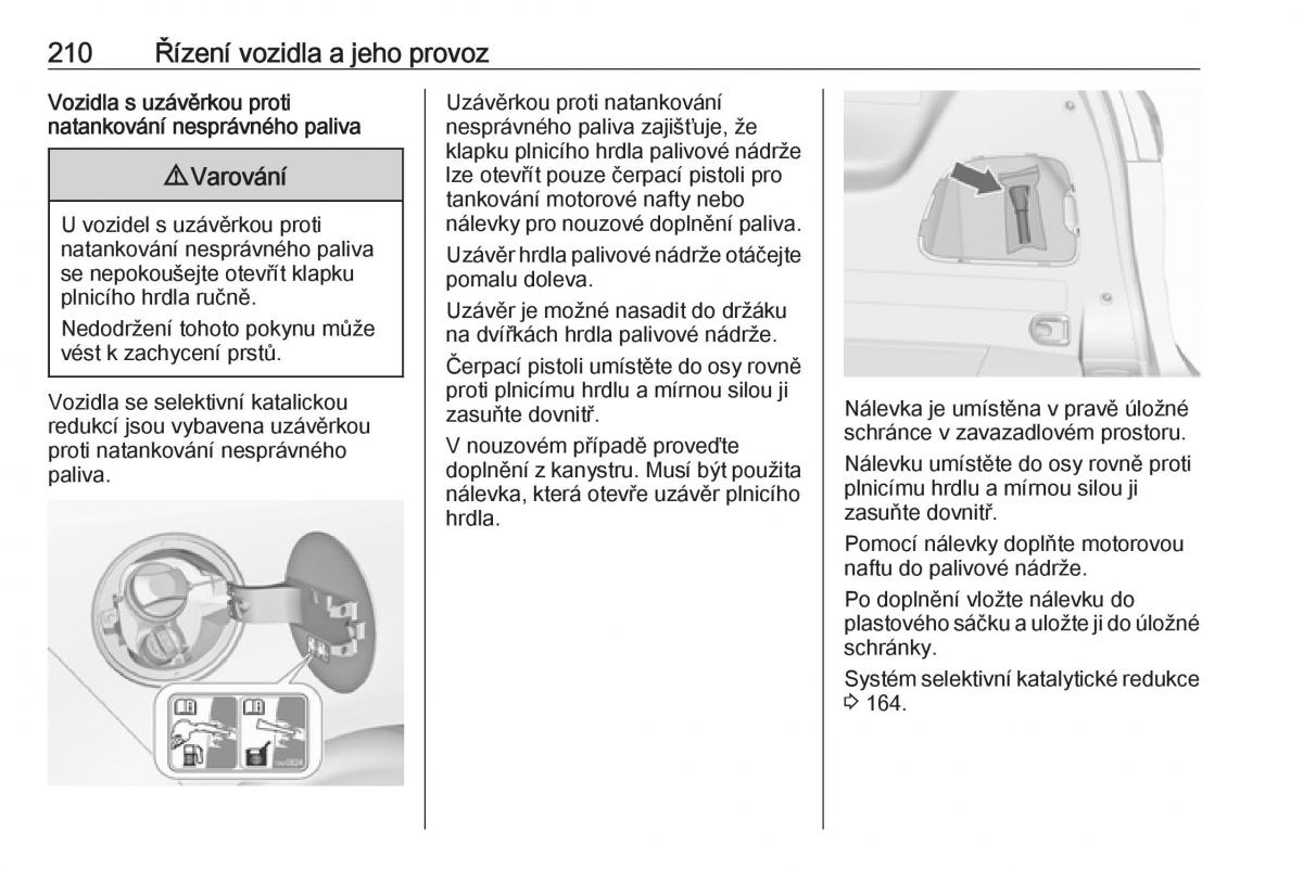 Opel Zafira C FL navod k obsludze / page 212