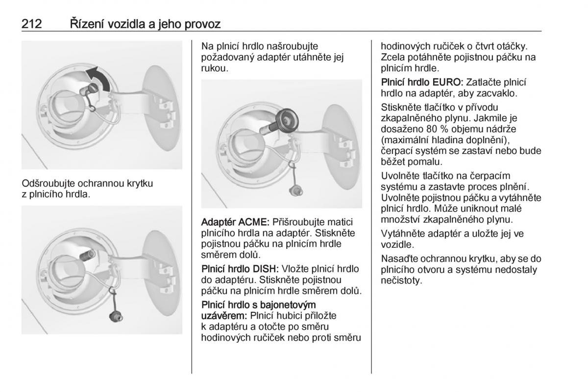 Opel Zafira C FL navod k obsludze / page 214