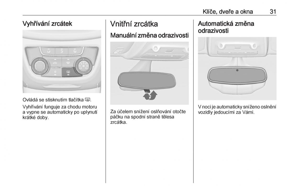 Opel Zafira C FL navod k obsludze / page 33