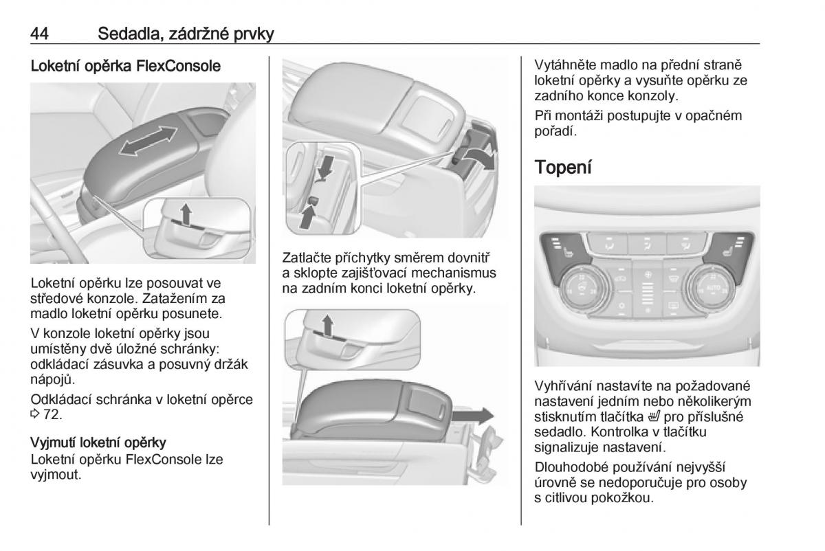 Opel Zafira C FL navod k obsludze / page 46