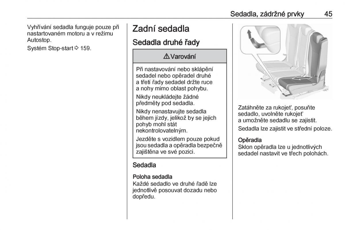 Opel Zafira C FL navod k obsludze / page 47