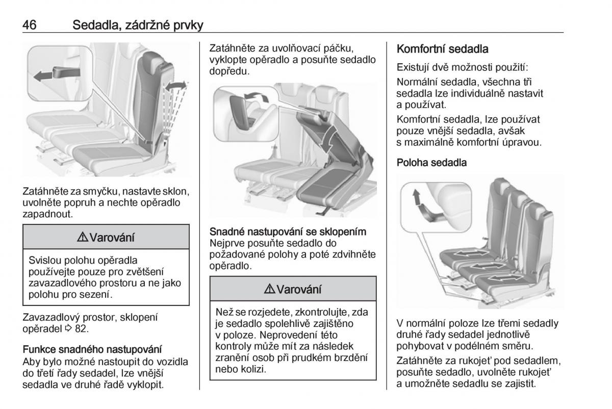 Opel Zafira C FL navod k obsludze / page 48