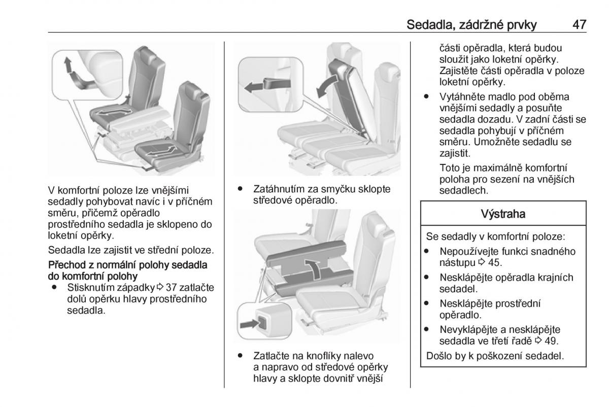 Opel Zafira C FL navod k obsludze / page 49