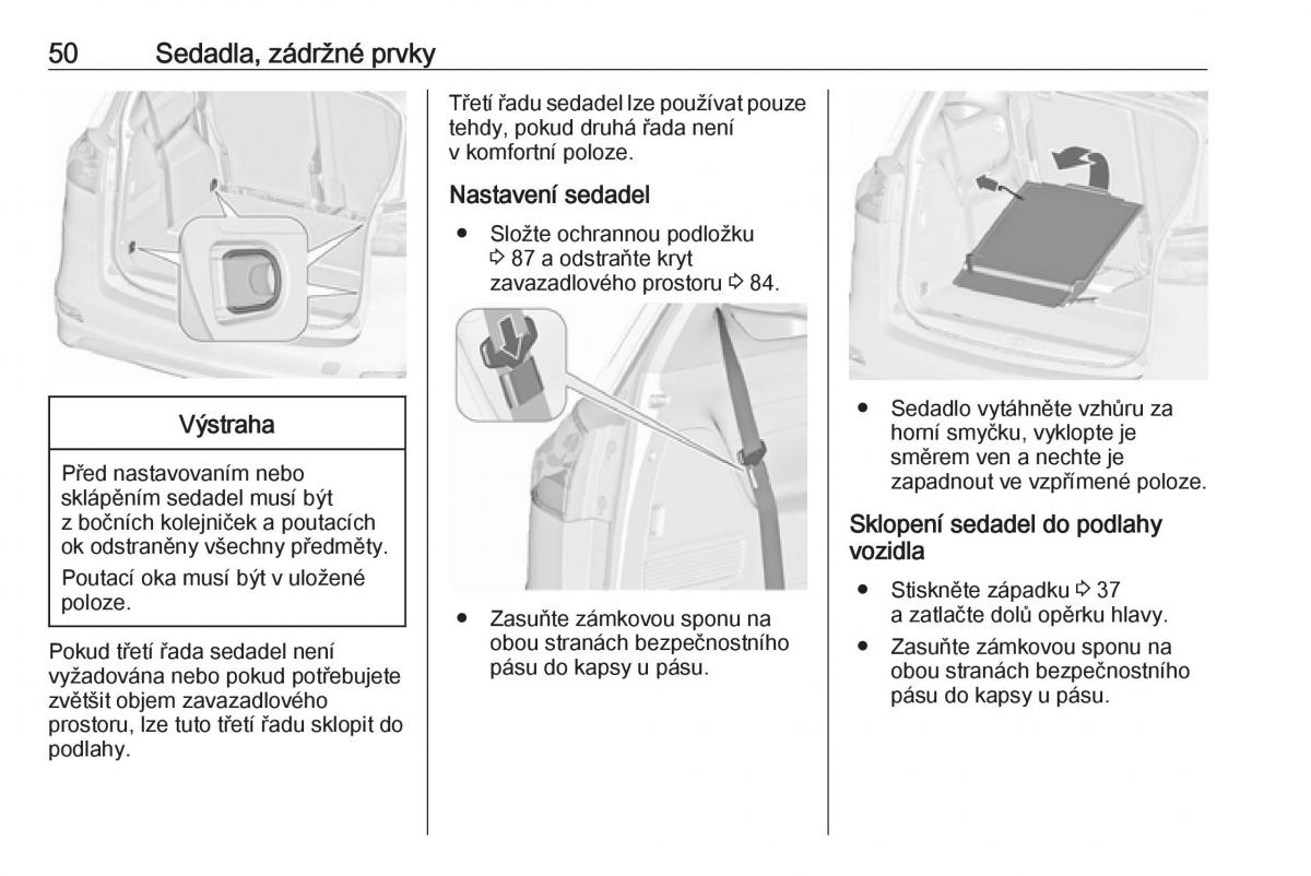 Opel Zafira C FL navod k obsludze / page 52