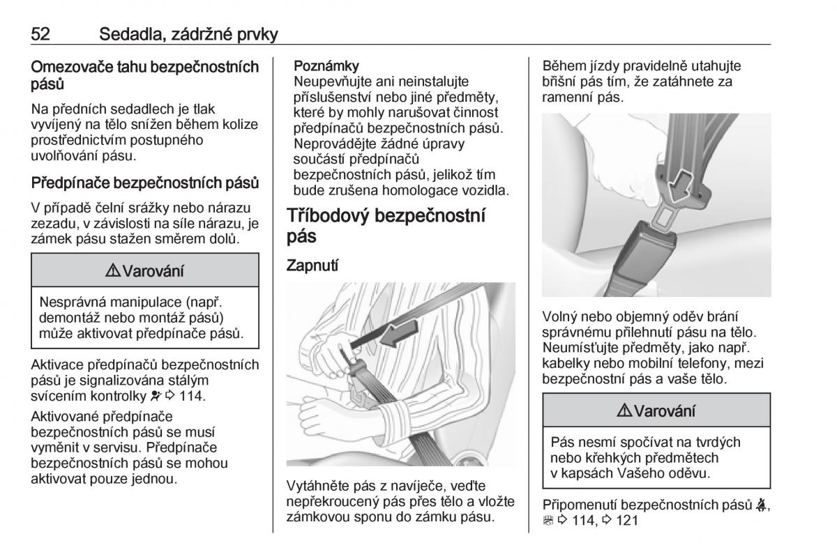 Opel Zafira C FL navod k obsludze / page 54