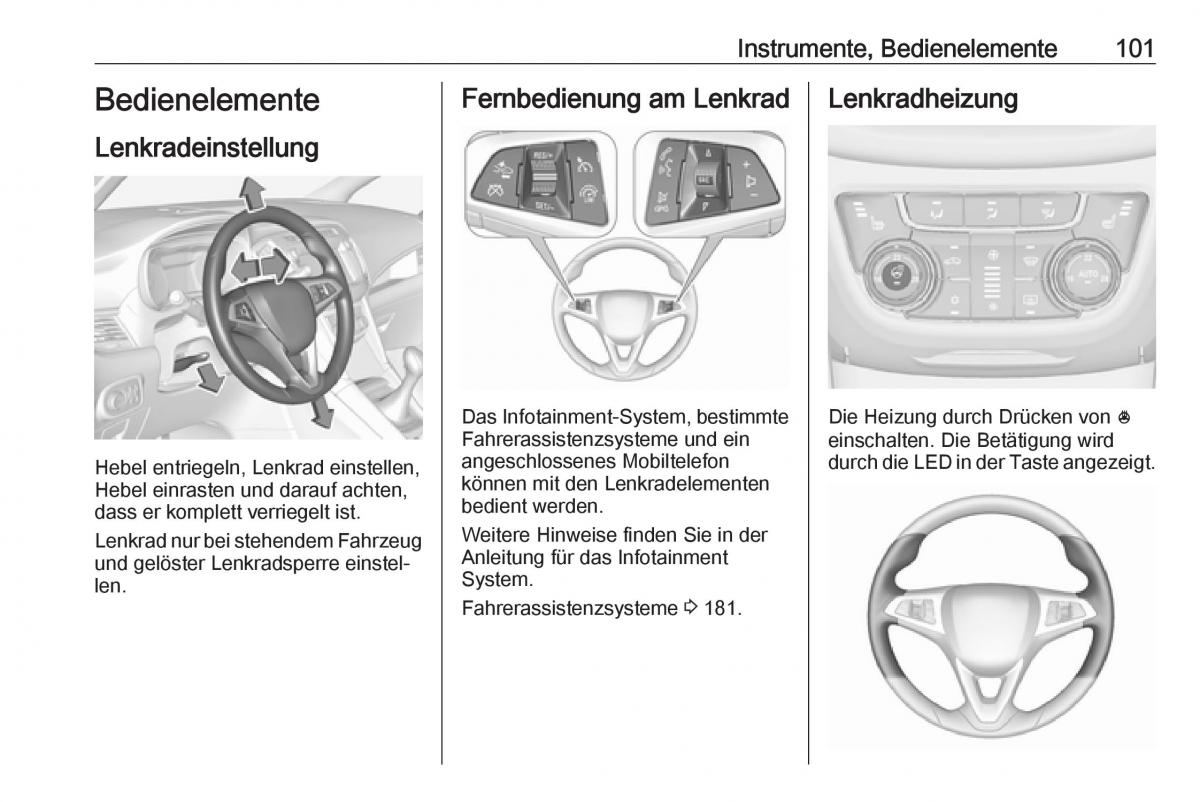 Opel Zafira C FL Handbuch / page 103