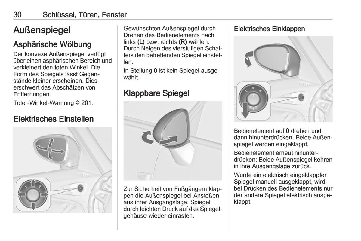 Opel Zafira C FL Handbuch / page 32