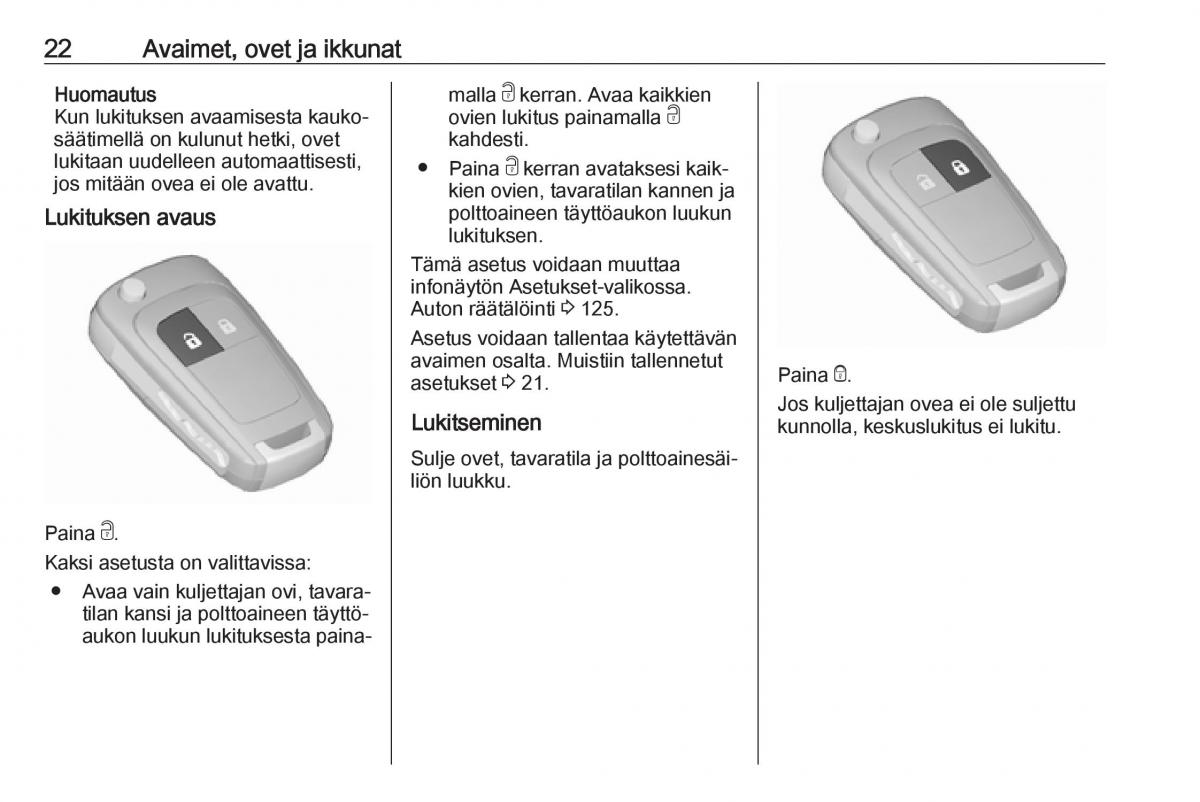 Opel Zafira C FL omistajan kasikirja / page 24