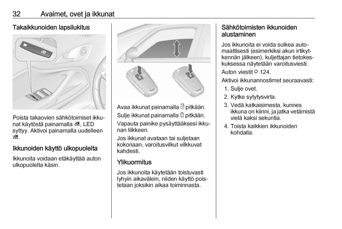 Opel Zafira C FL omistajan kasikirja / page 34