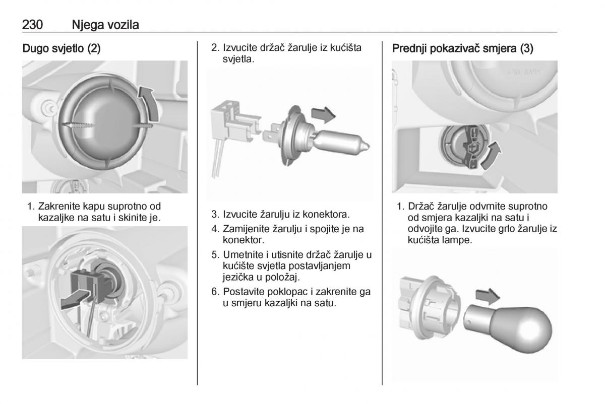 Opel Zafira C FL vlasnicko uputstvo / page 232